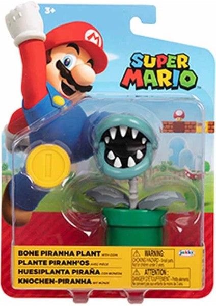 Ntd Super Mario Figür 6 cm W28 UPM03000 - Bone Piranha Plant fırsatları