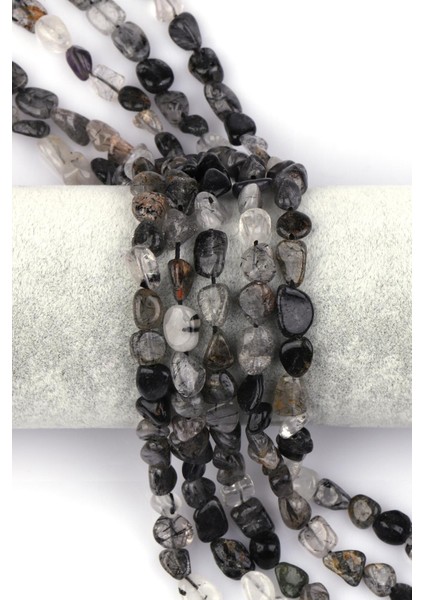 Rutil Kuvars Doğal Taş Dizi Mercimek Kesim