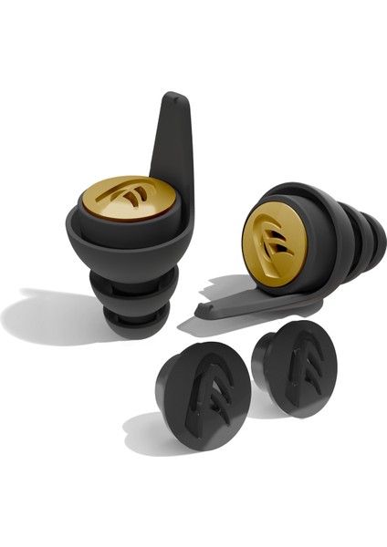 Ear Filter Uyku için Kulak Tıkacı -25 dB Tıbbi Kalite Patentli Membran Filtre, 4 Boyut Tıpa
