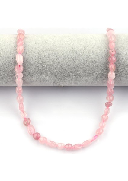 Pembe Kuvars Doğal Taş Dizi Mercimek Kesim fiyatları