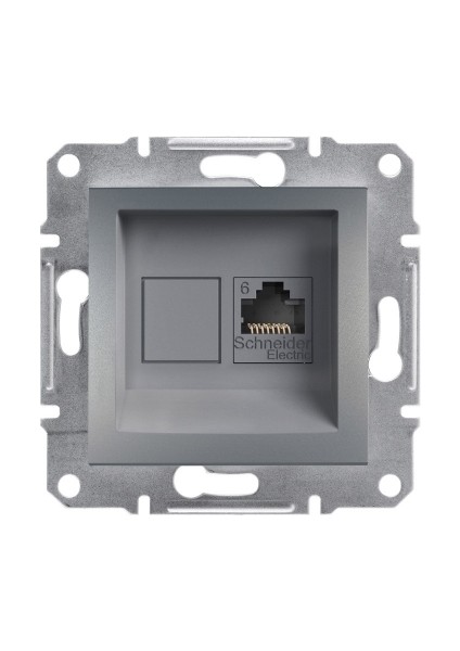 Asfora 1*RJ45 Cat.6 Utp Çelik