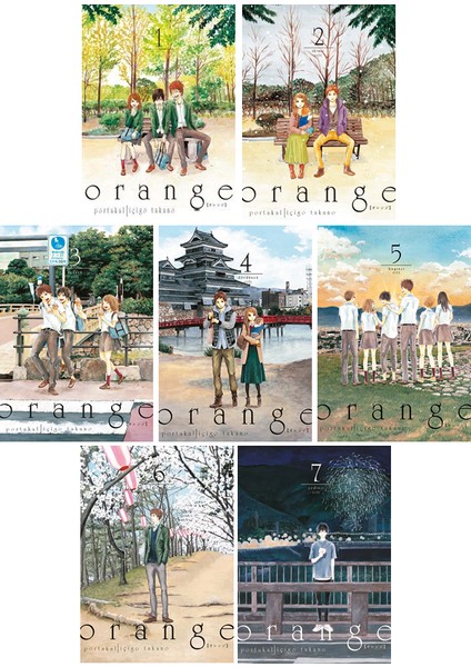 Orange 1-2-3-4-5-6-7. Ciltler Manga Seti - İçigo Takano