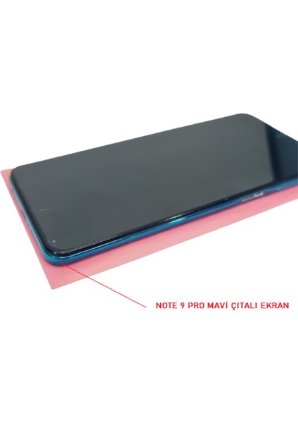 Xiaomi Redmi Note 9 Pro LCD Ekran Dokunmatik Orijinal (Full Çıtalı Mavi)