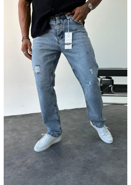 Baggy Pantolon Mavi