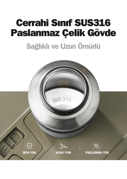 Tkk Yeni Koleksiyon Büyük Boy 1000ML Pipetli/pipetsiz Kullanım Askılı Paslanmaz Çelik Termos Matara