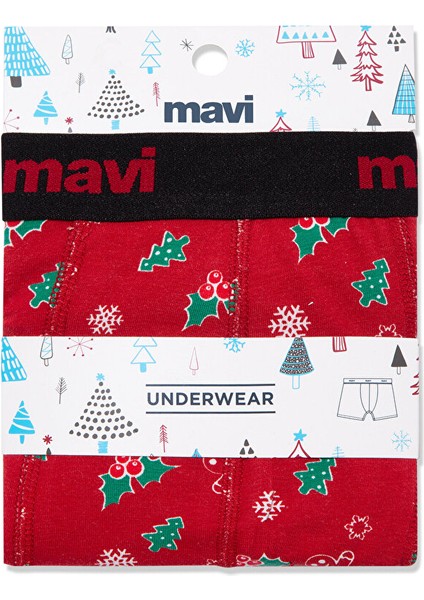 Yılbaşı Temalı Baskılı Boxer 0911251-32421 modelleri