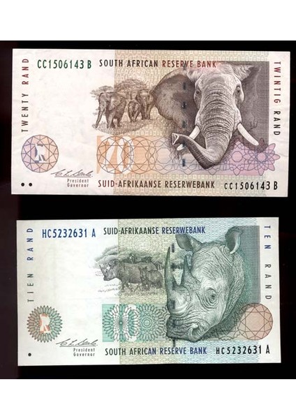 Güney Afrika Cum. South Afrıca 10+20 Rand – Unc