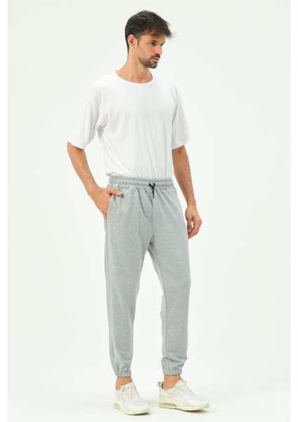 Erkek Lastikli Paça Yandan Cepli Eşofman Altı 781 Gri fırsatları