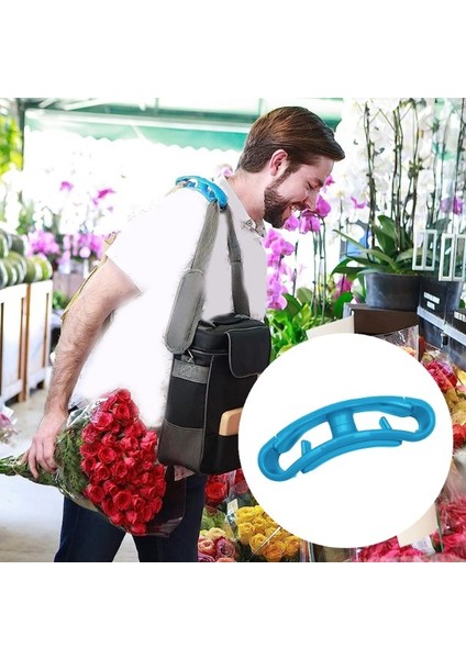 Pratik Poşet Taşıma Aparatı Alışveriş Çantası Taşıma 40 kg Kapasite Ağır Yük Taşıma