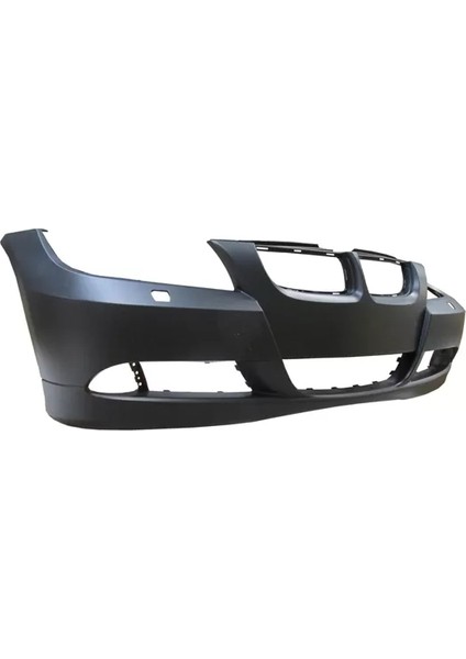 Bmw 3 Serı- E90- 05/09; Ön Tampon Siyah (Astarlı Sensör Deliksiz Far Yıkama Delikli Sis Delikli Tyg)