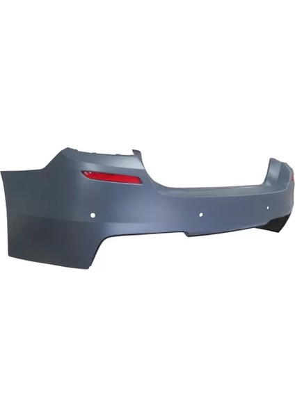 Bmw 5 Serı- F10- 10/16; Arka Tampon Gri (Sensör Delikli (Reflektörleri Ile Birlikte) (M-Paket) (Tyg)