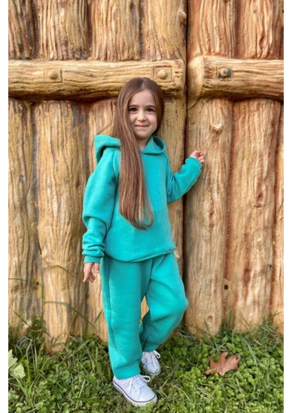 Şardonlu Kapüşonlu Takım