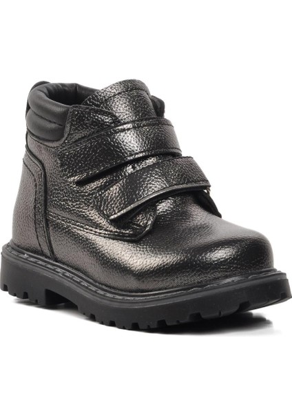 Ctaye-B Platin-Siyah Içi Polarlı Bebek Bot