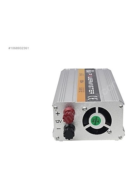 Powermaster PM-11149 12 Volt 220 Volt Inverter Dönüştürücü 1000 Watt Modified Sınus 12V-220V Soğutucu Fanlı