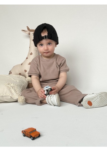 Yazlık Kısa Kol Takım, Nefes Alan Kumaş, Ikili Kaşkose Takım, Bebekler Için Rahat Giyim