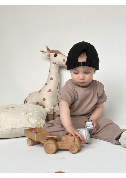 Yazlık Kısa Kol Takım, Nefes Alan Kumaş, Ikili Kaşkose Takım, Bebekler Için Rahat Giyim fırsatları