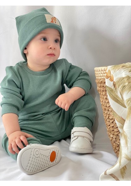 Pamuk Bereli 3'lü Takım Bebek ve Çocuk Yeşil fiyatları