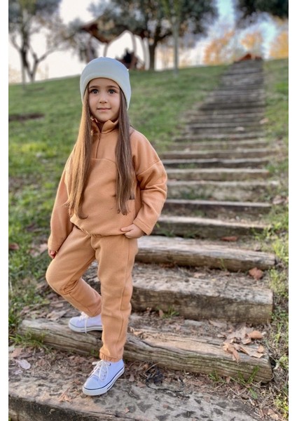 Triko Bere Hediyeli Kışlık Fermuarlı Polar Takım fiyatları