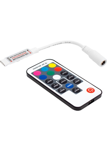 12 VOLT RF KÜÇÜK MODÜLLÜ UZAK MESAFE ALGILAMALI RGB LED KONTROL DEVRESİ