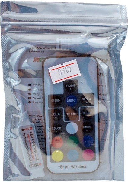 12 VOLT RF KÜÇÜK MODÜLLÜ UZAK MESAFE ALGILAMALI RGB LED KONTROL DEVRESİ
