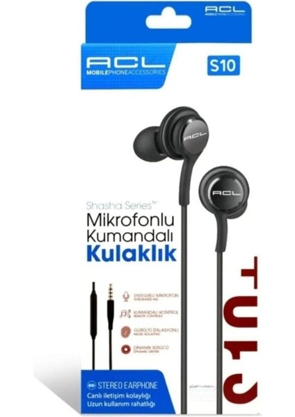 Kablolu Kulakiçi Kulaklık S10+ fiyatları