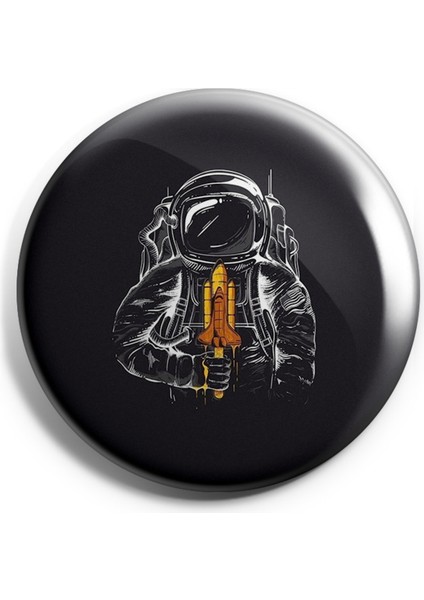 Astronot V1 Iğneli Çanta (2ADET) Rozeti