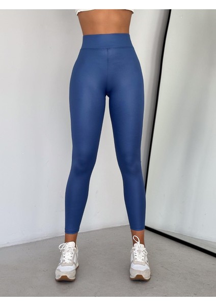 Dalgıç Kumaş Toparlayıcı Deri Görünümlü Sıvama Tayt fırsatları