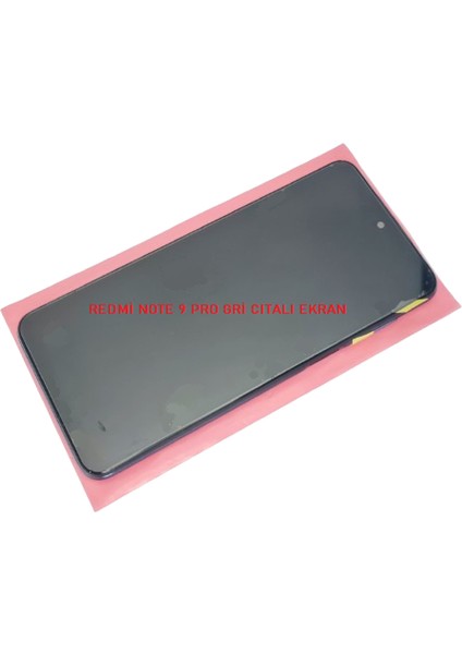 Xiaomi Redmi NOTE 9 PRO Lcd Ekran Dokunmatik Orijinal (ÇITALI GRİ)