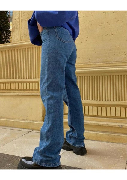 Çimalı Palazzo Yüksek Bel Kot Pantolon