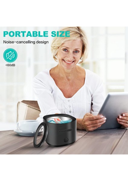 Ab Tak, Protez Için 30W Ultrasonik Temizleyici, Takı, Tutucu, Taşınabilir Ultrasonik Tutucu Temizleyici Ev Veya Seyahat Kullanımı (Yurt Dışından)
