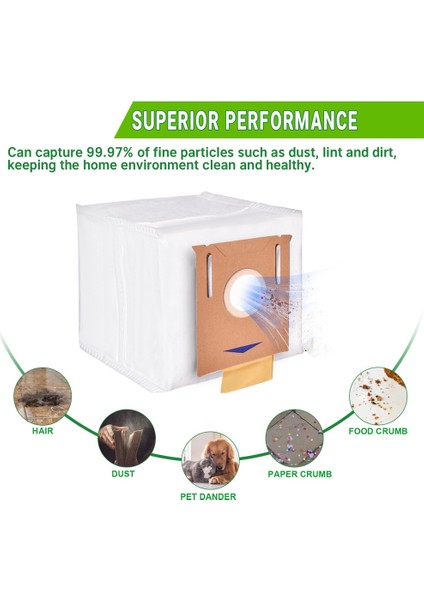 Adet Toz Torbası Ecovacs Deebot T8 Aıvı/t8 Max/n8 Pro Plus/ozmo T8/n8 Pro/t9 Aıvı/t9 PRO/DX93/DDX96 Robot Vakum Torbaları (Yurt Dışından) modelleri