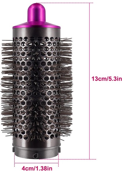 Dyson Airwrap Şekillendirici / Süpersonik Saç Kurutma Makinesi Aksesuarları Için Silindir Tarak ve Adaptör, Saç Maşası Aracı, Altın ve Gri (Yurt Dışından)