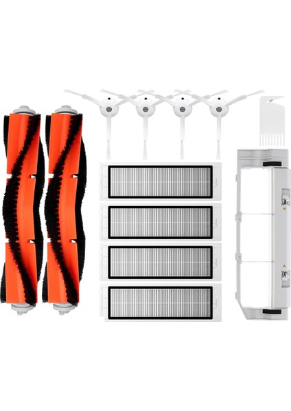 Xiaomi Mi Robotlu Süpürge Için 1. Nesil/2/1s, SDJQR01RR SDJQR02RR Roborock E4 E5 S4 Max Ana Yan Fırça Filtresi (Yurt Dışından)