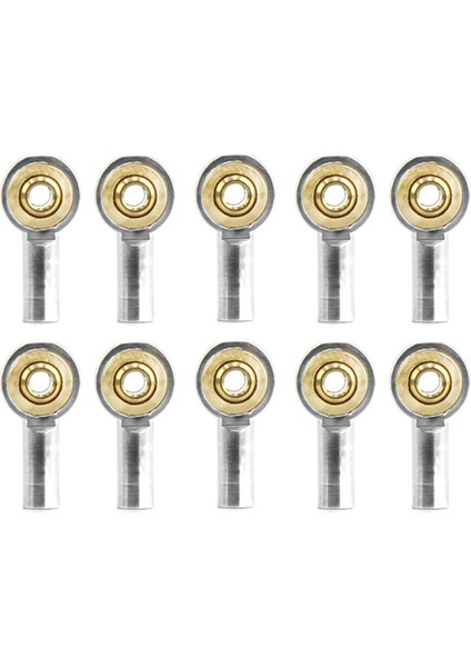 10 Adet Metal M2 Bağlantı Rot Ucu Rotil Toka Direksiyon Itme Çubuğu Rot Ucu Rc Araba Tekne Için Yükseltme Parçaları, Gümüş (Yurt Dışından)