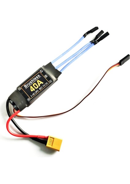 40A Fırçasız Esc XT60 Fiş Dayanıklı Rc Oyuncaklar Bileşenleri Aksesuarları Hız Kontrol Motoru Fpv Quadcopter Helikopter (Yurt Dışından)