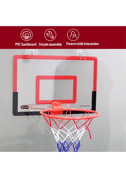 Kapalı Mini Basketbol Potası Seti Çocuklar Için Ayarlanabilir Mini Basketbol Potası Seti Basketbol Oyuncak Çocuklar Için Hediyeler Gençler Kırmızı (Yurt Dışından)