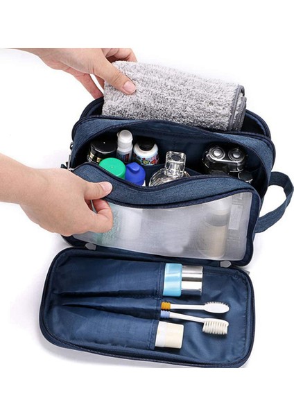 Seyahat Tuvalet Malzemeleri Yıkama Torbası Kuru ve Islak Ayırma Spor Salonu Tıraş Organizatör Çantası 3 Bölmeli (Yurt Dışından) fırsatları