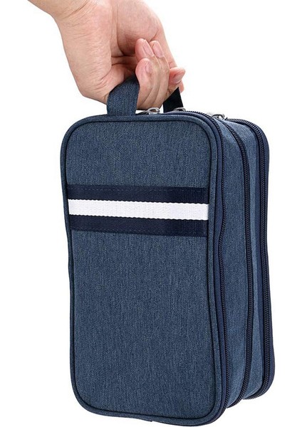 Seyahat Tuvalet Malzemeleri Yıkama Torbası Kuru ve Islak Ayırma Spor Salonu Tıraş Organizatör Çantası 3 Bölmeli (Yurt Dışından) indirimleri