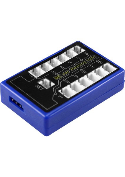 12 LED Yanıp Sönen Parlak Işık Strobe Lambaları Kiti Sistemi 1/10 1/8 Tamıya Eksenel SCX10 Traxxas Trx4 Rc Paletli Dift Araba (Yurt Dışından)
