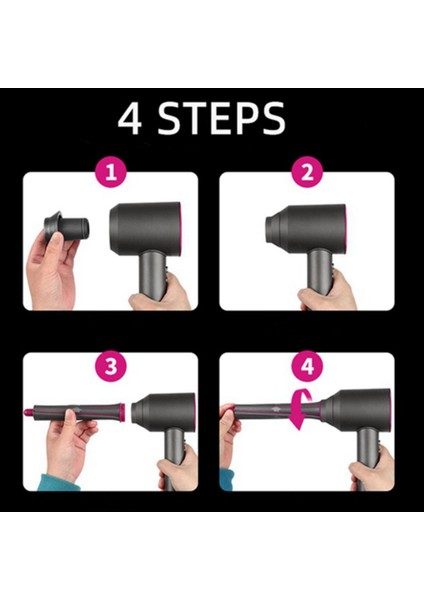 Dyson Süpersonik Saç Kurutma Makinesi Curling Eki Silindir Tarak Sihirli Adaptörler Hava Şekillendirici Eki Saç Aracı (Yurt Dışından)