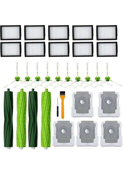 Irobot Roomba I7 I7+ I3 I3+I4 J7J7+/PLUS I6 I6+ I8 +/plus E5 E6 E7 I & E & J Serisi Elektrikli Süpürge Için Yedek Parçalar (Yurt Dışından) modelleri