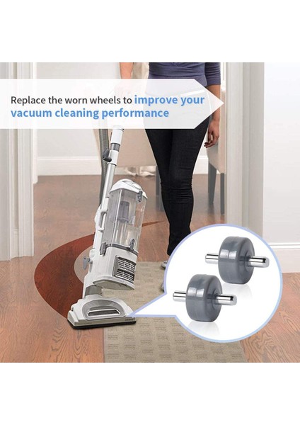 1 Çift Yedek Tekerlekler Köpekbalığı Elektrikli Süpürge Modelleri Için Fit NV350 NV351 NV355 NV356E NV500 NV501 (Yurt Dışından)
