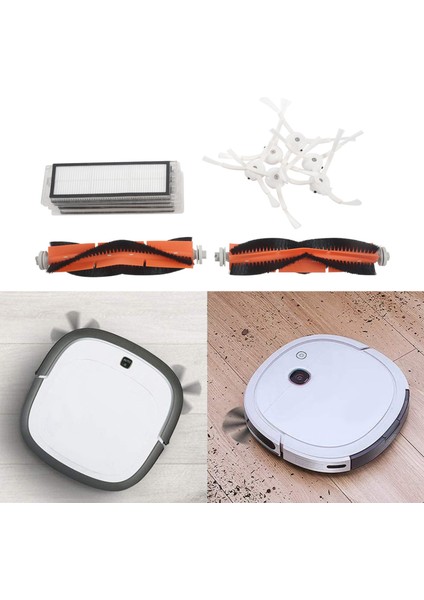 6 x Yan Fırça + 4 x Hepa Filtre + 2 x Ana Fırça Xiaomi Vakum 2 Roborock S50 Mi Robotlu Süpürge Parçaları Aksesuarı (Yurt Dışından) fiyatları
