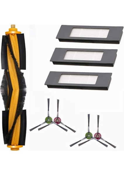 Ecovacs Deebot Ozmo 920/950/T5/T8/T8 Aıvı/ N8 Pro+ Robotik Elektrikli Süpürge Hepa Filtre Fırçaları Için Yedek Parçalar (Yurt Dışından)