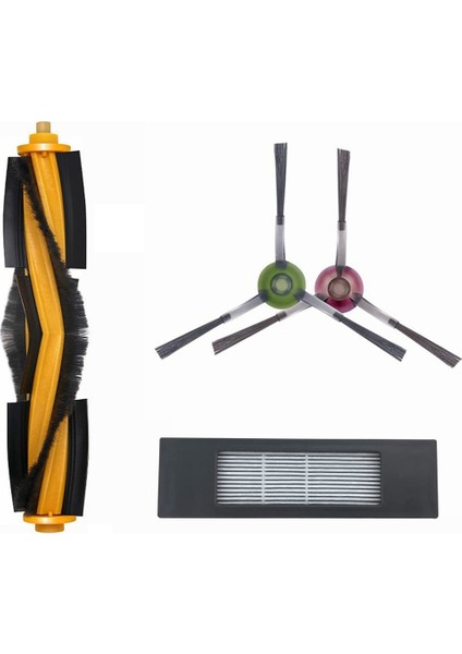 Ecovacs Deebot Ozmo 920/950/T5/T8/T8 Aıvı/ N8 Pro+ Robotik Elektrikli Süpürge Hepa Filtre Fırçaları Için Yedek Parçalar (Yurt Dışından)