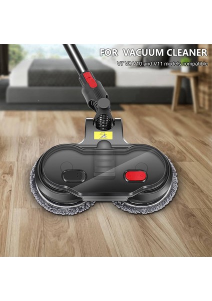 Elektrikli Temizlik Paspas Kafası Dyson V7 V8 V10 V11 Akülü Elektrikli Süpürge Islak ve Kuru Paspas Temizleme Kafası Su Tankı ile (Yurt Dışından)