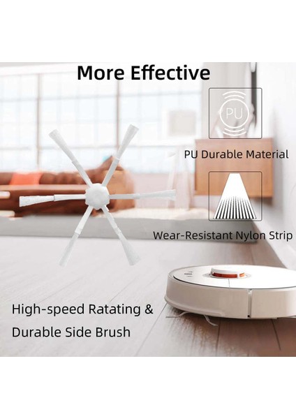 21 Adet Aksesuarları Kiti Xiaomi Mijia 2c STYTJ03ZHM Elektrikli Süpürge Ana Yan Fırça Filtre Paspas Bezi Yedek Parçalar (Yurt Dışından) fırsatları