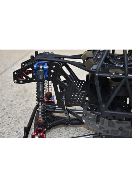 Karbon Fiber Ön Arka Evrensel Koruma Plakası Losi Lmt 4WD Katı Aks Canavar Kamyon 1/8 Rc Araba Yükseltme Parçaları (Yurt Dışından)