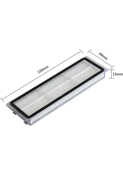 Rulo Ana Yan Fırça Paspas Bezi Hepa Filtre Xiaomi Mijia 1c 2c STYTJ01ZHM Dreame F9 Robotlu Süpürge Parçası (Yurt Dışından)
