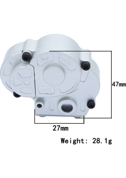 Metal Şanzıman Muhafazası Şanzıman Konut Seti Eksenel UTB18 Capra 1/18 Rc Paletli Araba Yükseltme Parçaları Aksesuarları, 2 (Yurt Dışından) fırsatları